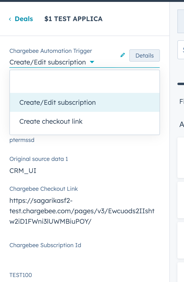 Automation settings for subscriptions in Quote-to-Cash
