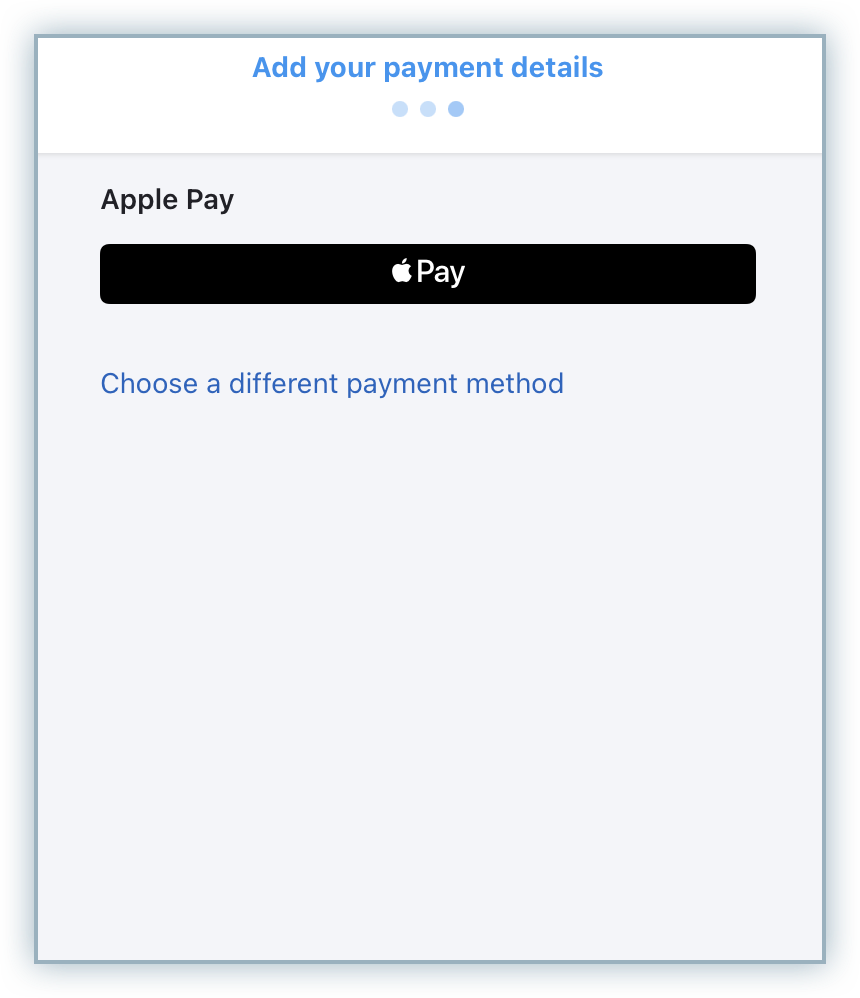 Apple Pay button
